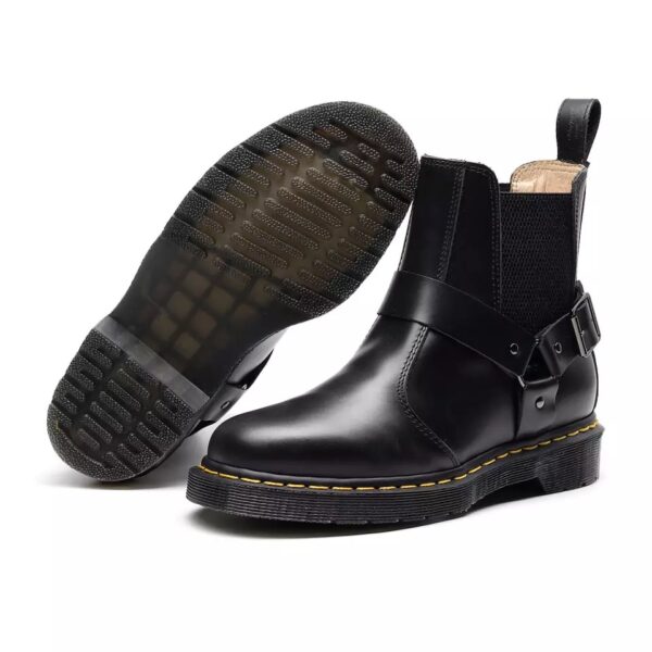 Chelsea Couro River Fivela Lateral