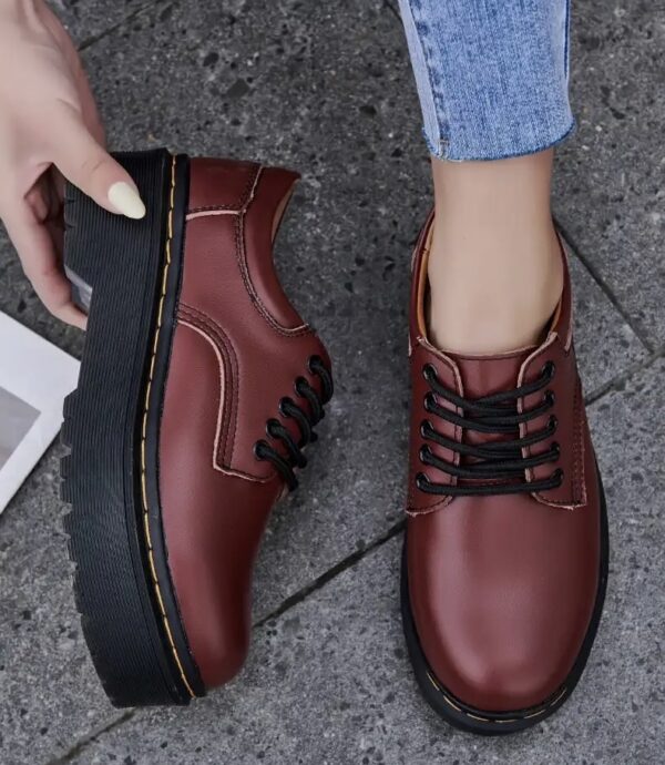 Sapato Oxford Taylor Couro Plataforma - Image 12