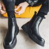 Bota Chelsea Turner Couro Solado Verde - Image 5