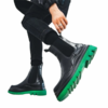 Bota Chelsea Turner Couro Solado Verde