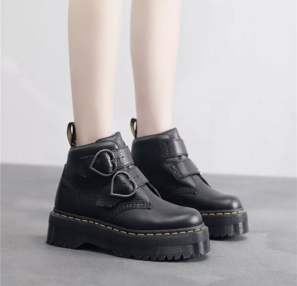 Bota Cindy Couro Plataforma - Imagem 7