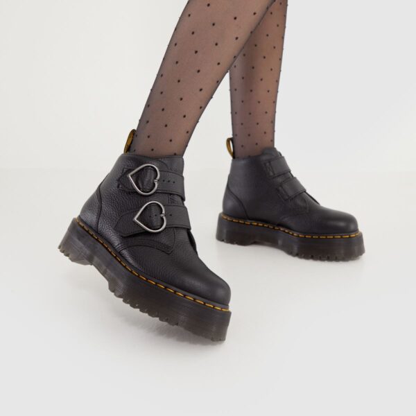 Bota Cindy Couro Plataforma