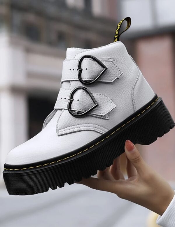 Bota Cindy Couro Plataforma - Imagem 9