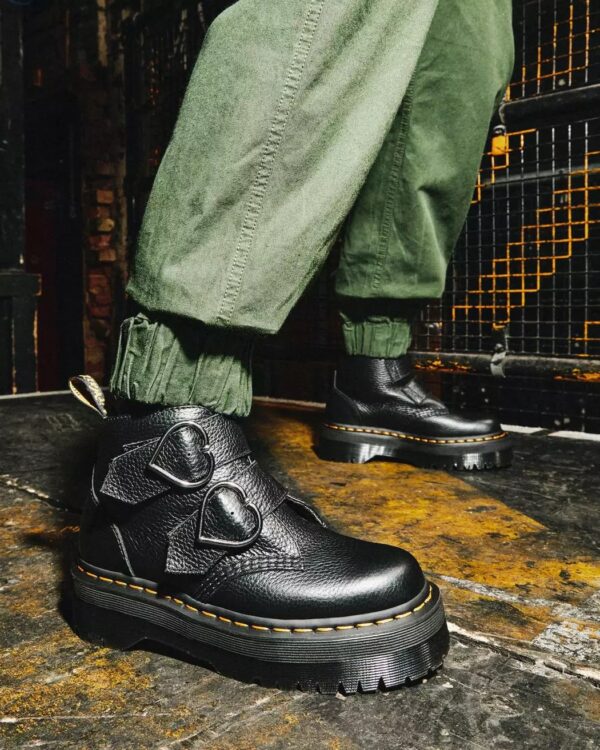 Bota Cindy Couro Plataforma - Imagem 2