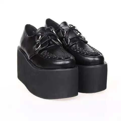 Creeper Preto Estilo Veggie Shoes