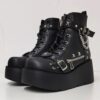 Bota Grazy Cano Curto Zíper Plataforma - Image 9