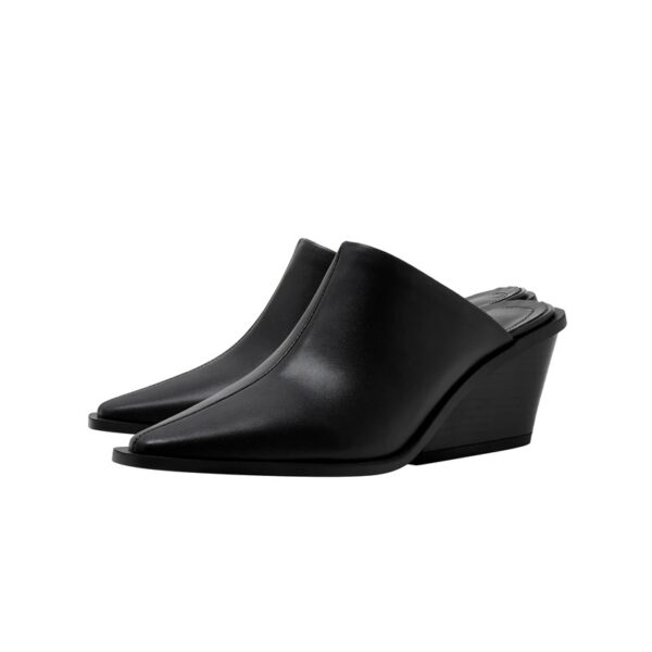 Loafer Couro Calcanhar Aberto