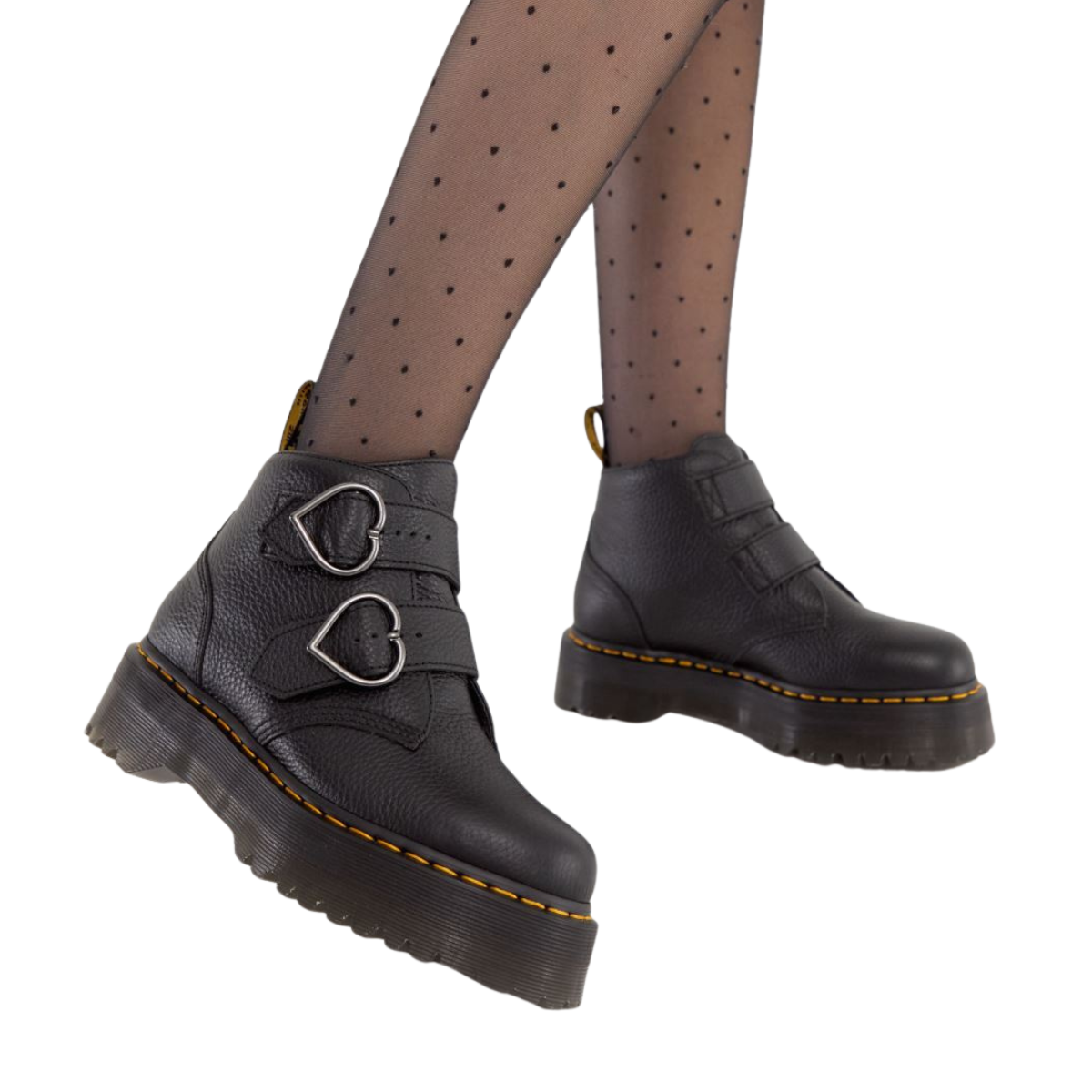Bota Cindy Couro Plataforma