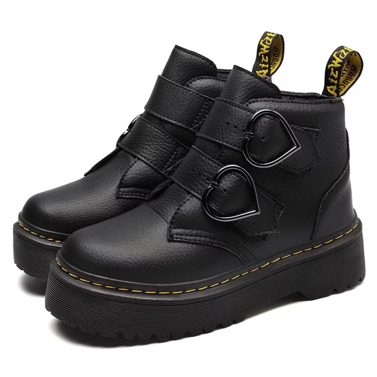 Bota Cindy Couro Plataforma - Imagem 7