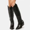 Bota Western Maive Cano Longo Couro