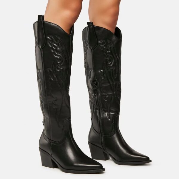 Bota Western Maive Cano Longo Couro - Image 4
