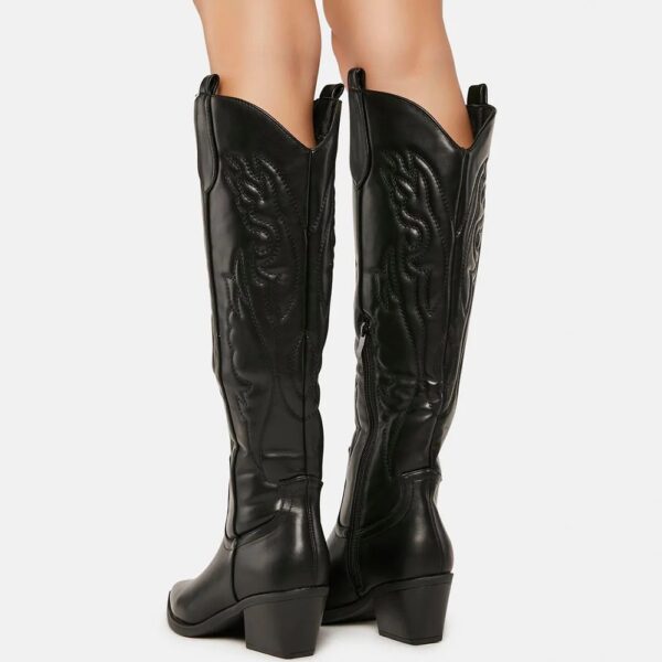 Bota Western Maive Cano Longo Couro - Image 3