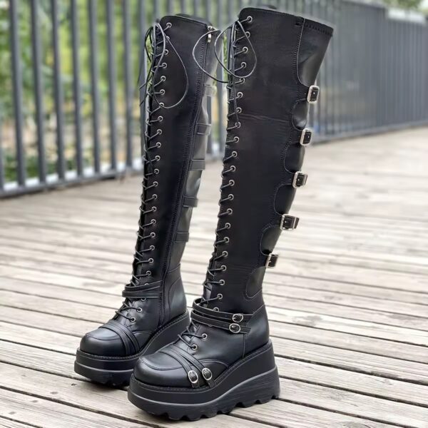 Bota Giulia Cano Longo Plataforma - Imagem 9
