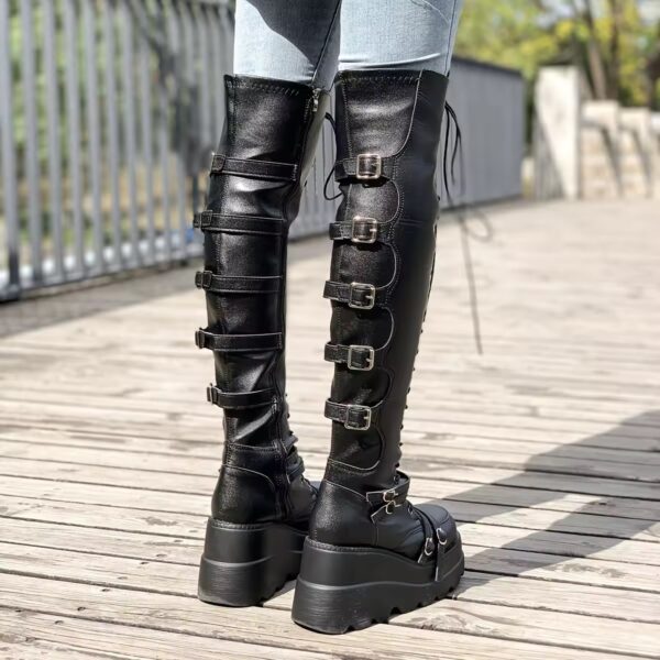 Bota Giulia Cano Longo Plataforma - Imagem 10
