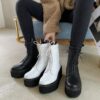 Bota Coturno Atlanta Couro Plataforma - Image 6