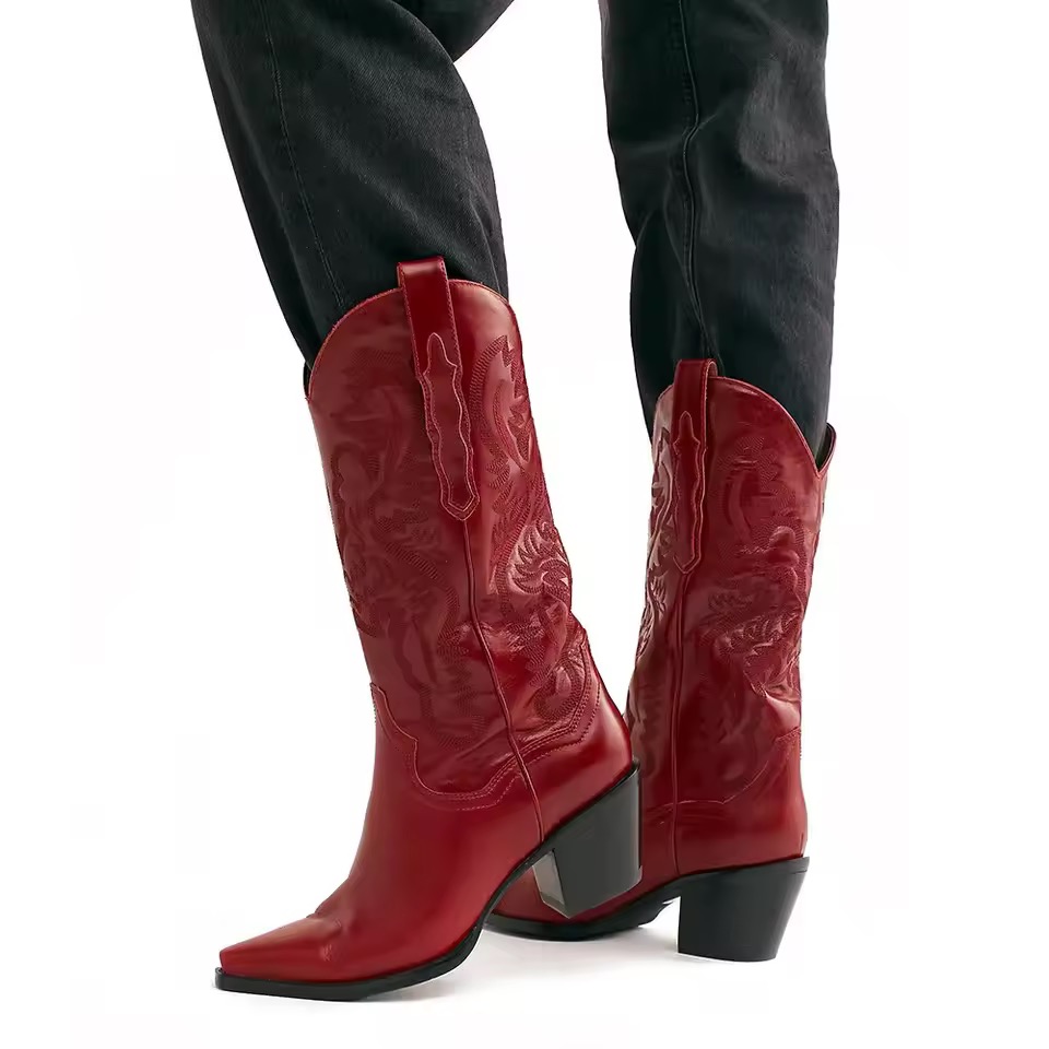 Bota Western Maive Couro - Imagem 9