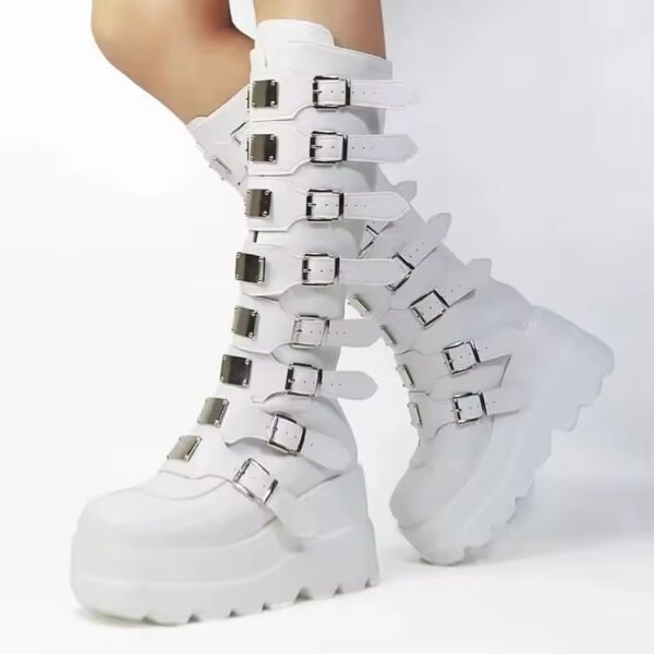 Bota Iggy Cano Longo Plataforma - Imagem 5