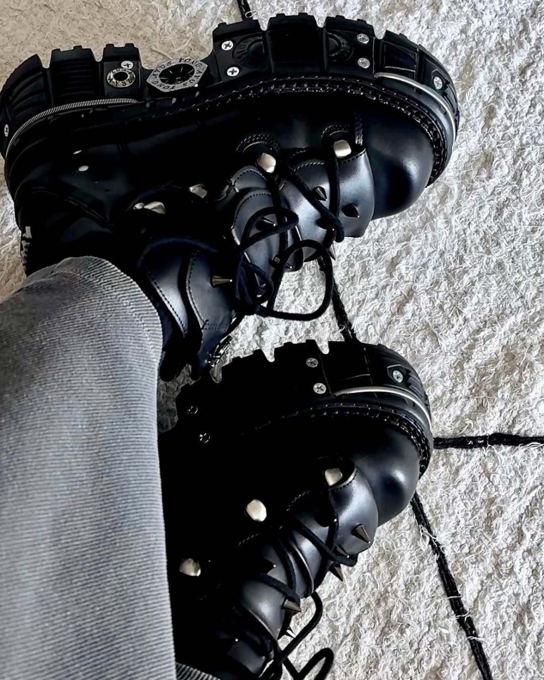 Tênis Plataforma Couro Pentagrama - Imagem 5