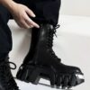 Bota Poder Couro Spikes Plataforma - Image 2
