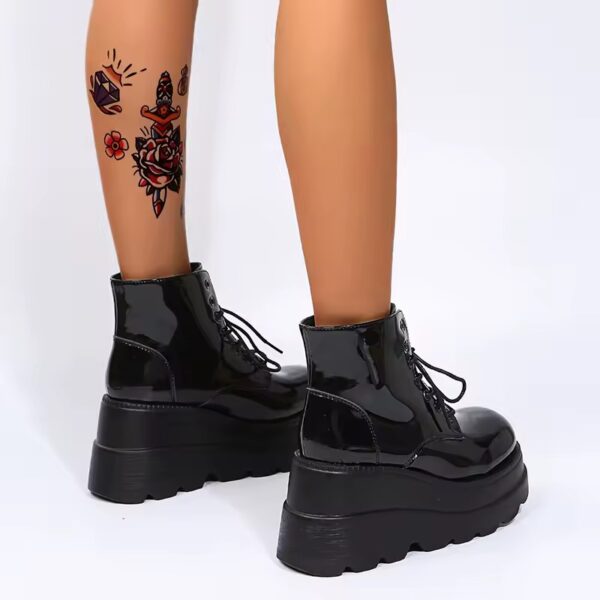 Bota Rebel Plataforma Cano Curto - Image 6