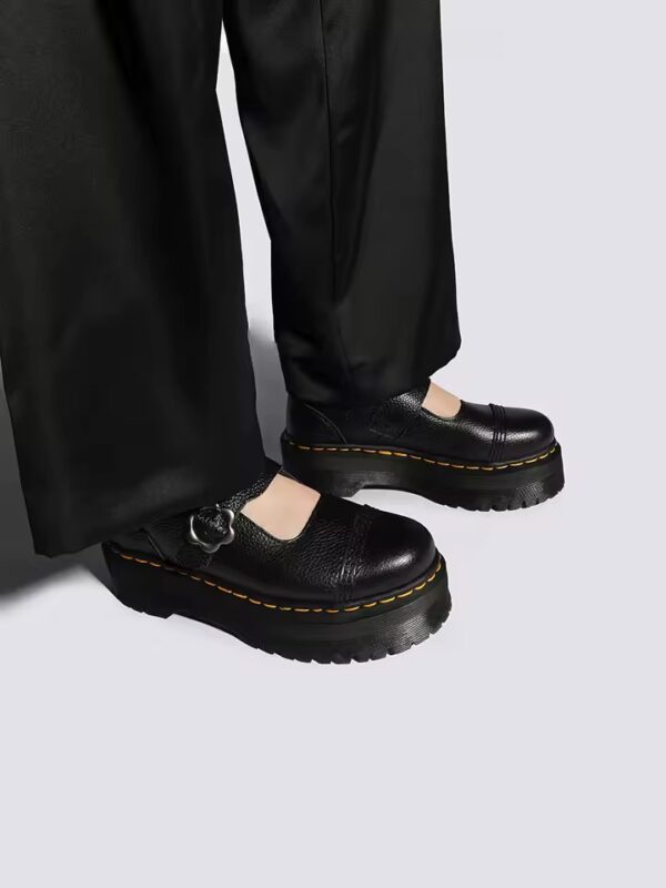 Sapato Oxford Emília Couro Plataforma - Imagem 4