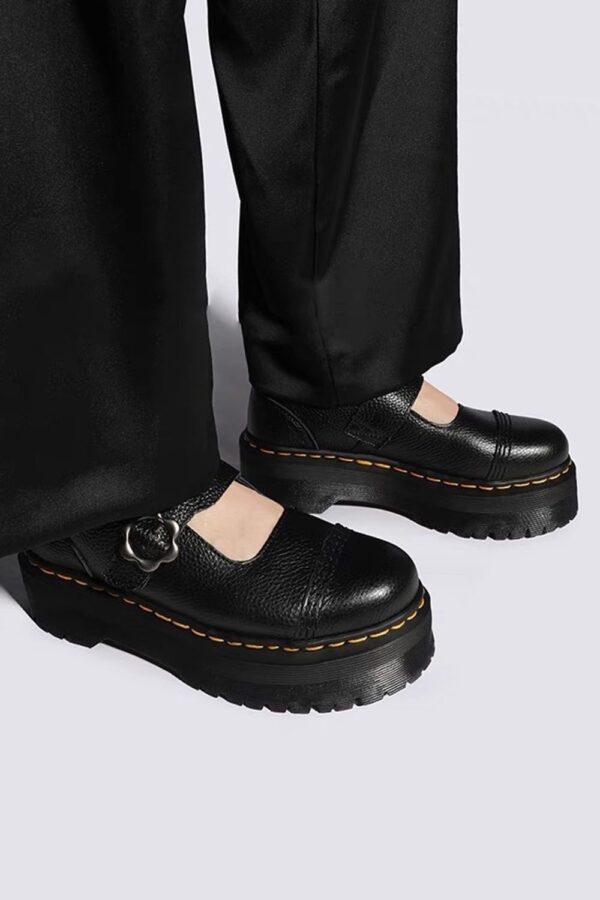Sapato Oxford Emília Couro Plataforma - Imagem 2
