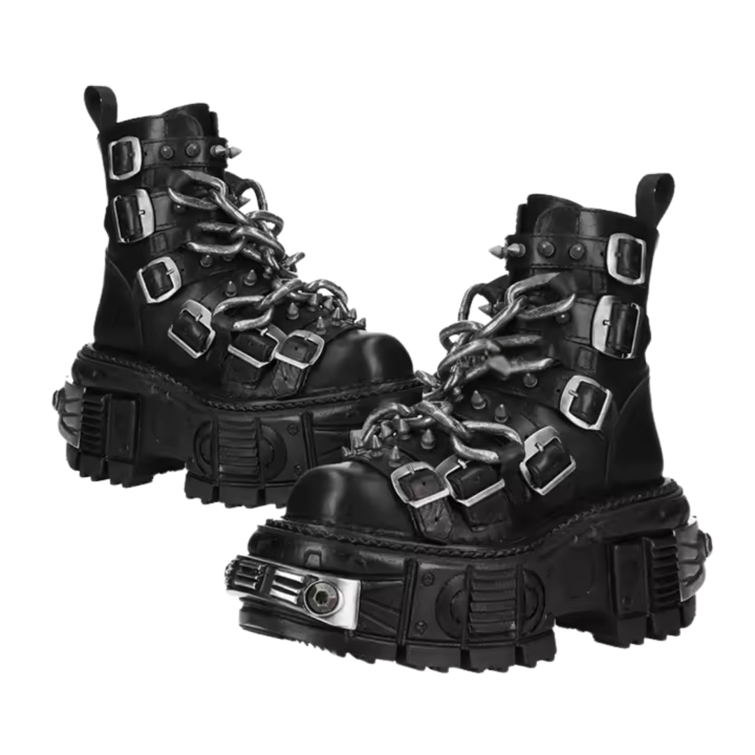 Coturno Correntes Couro - Imagem 6