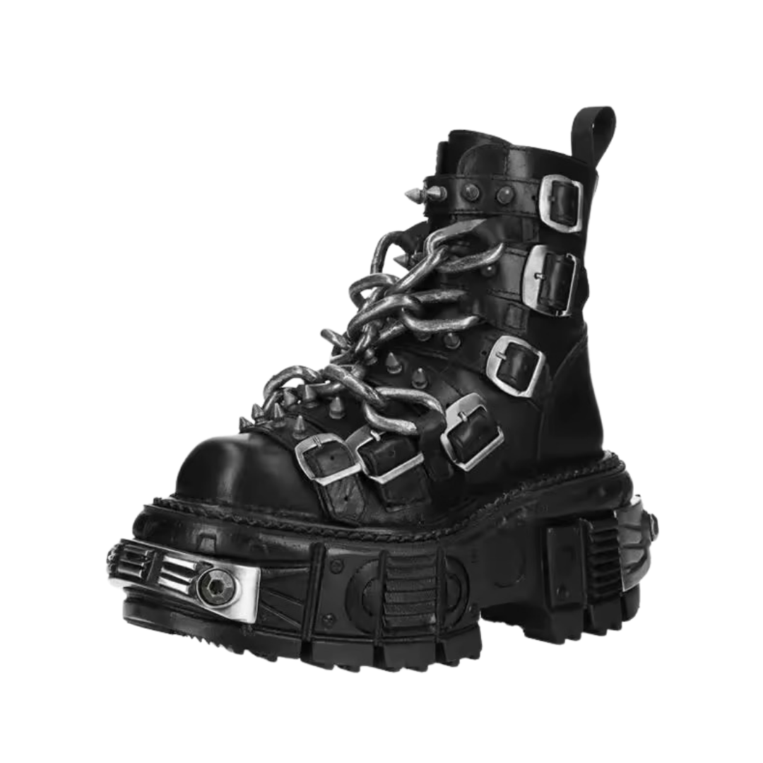 Coturno Correntes Couro