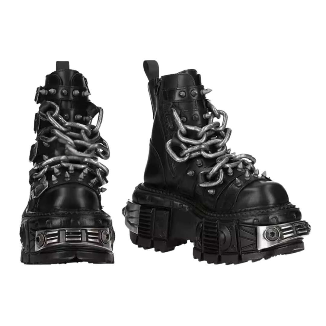 Coturno Correntes Couro - Imagem 5