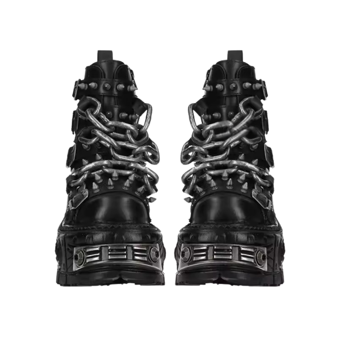 Coturno Correntes Couro - Imagem 7