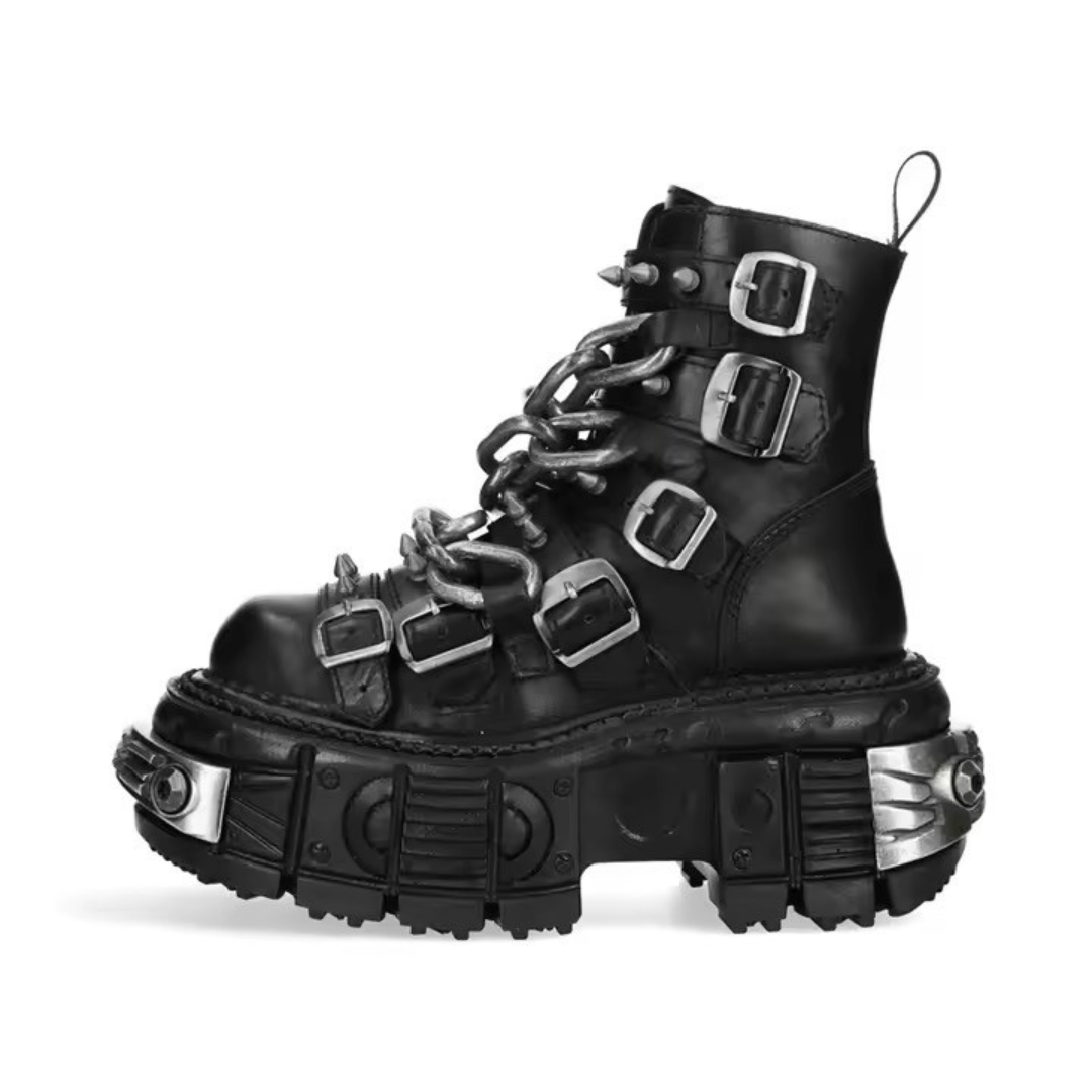 Coturno Correntes Couro - Imagem 9