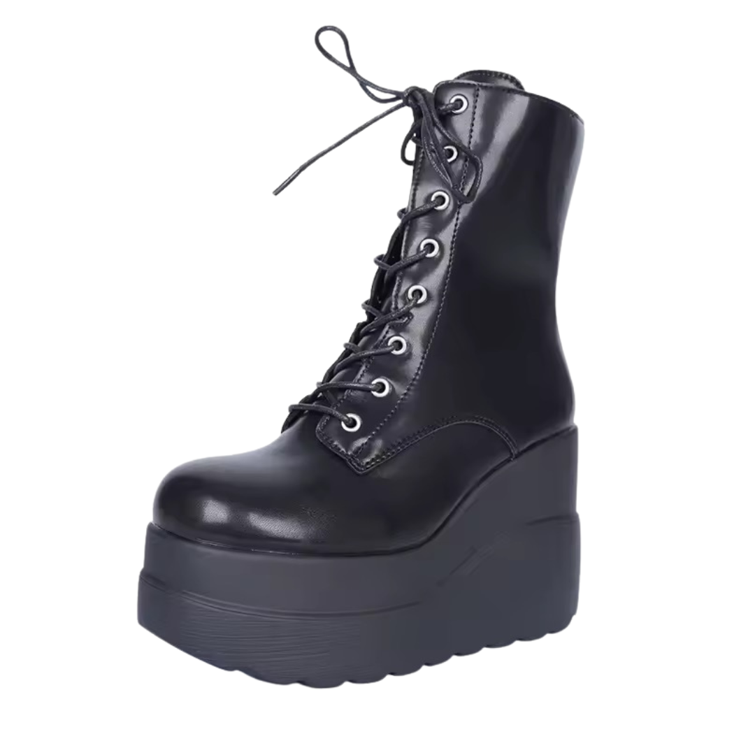 Bota Elaris Plataforma Cano Curto